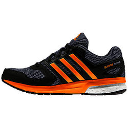 Adidas Questar Boost Mens' Running Shoes, Black/Orange